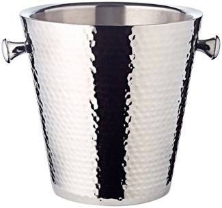 Edzard Sektkühler Valencia gehämmert m. Griffen H 23 cm