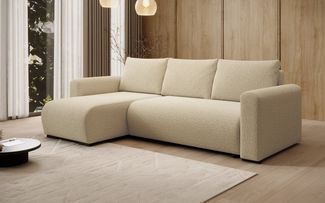 storez24 Ecksofa Tally, mit Bettkasten und Schlaffunktion, L-Form, bequem