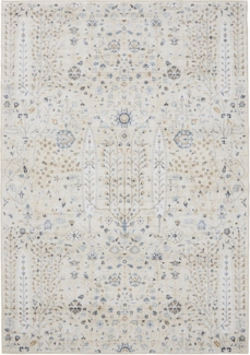 Interiyou Teppich Gent, Rechteckig, Höhe: 5 mm, Vintage Kurzflor für Wohnzimmer, Schlafzimmer, waschbar, pflegeleicht