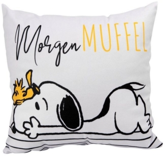 United Labels® Dekokissen Peanuts Snoopy - Morgenmuffel