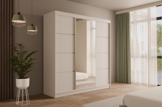 ALTDECOR Schiebetürenschrank V2-LOFTIA (Kleiderschrank Garderobenschrank mit viel Stauraum Moderner Schrank) Spiegel Spiegeltüren Vielseitiger Schwebetürenschrank