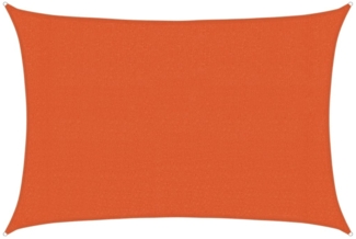vidaXL Sonnensegel 160 g/m² Orange 3x4 m HDPE 311677