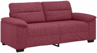 vidaXL 2-Sitzer-Sofa Weinrot 140 cm Stoff 4105310