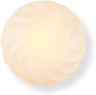 Halo Design 739547 Wand- & Deckenleuchte Twist opal antikes messing 35cm