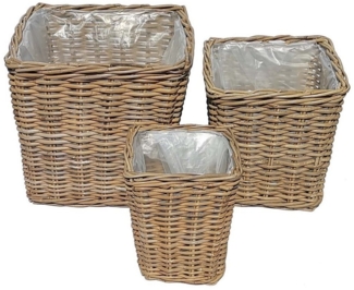 Rattan Korb Turin 3 er Set