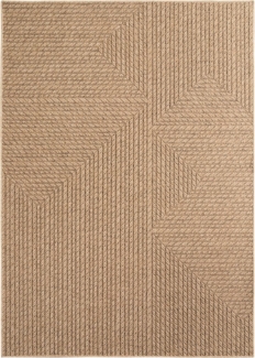 Ayyildiz Teppiche Outdoorteppich TIMBER 1404, rechteckig, Höhe: 5 mm, Läufer, In und Outdoor, Jute Sisal Optik, Wohnzimmer, Aussenbereich