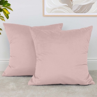 Amilian Dekokissen 2er Set - Kissen mit Füllung und Bezug - Sofakissen, Zierkissen, (2 Stück), 40x40 cm, Kopfkissen, Kuschelkissen mit Kissenfüllung