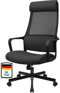 Schreibtischstuhl Bürostuhl Ergonomisch Drehstuhl Schwarz