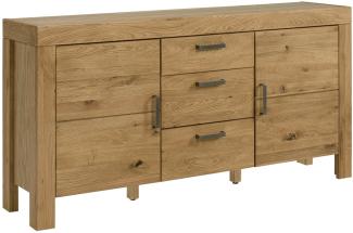 Sideboard Eiche teilmassiv 160 cm Andria