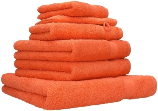 Betz Handtuch Set 6-TLG. Handtuch-Set Premium, 100% Baumwolle (6-St), Farbe Blutorange