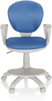 hjh OFFICE Kinderdrehstuhl KID COLOUR G1 Stoff Blau/Grau