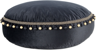 Pouf Taj Mahal 425 Schwarz