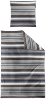 Irisette Mako-Satin Bettwäsche Set Tokio 8562 multi 155 x 220 cm + 1 Kissenbezug 80x80 cm
