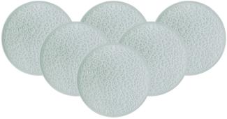 Seltmann Weiden Nori Home Brotteller ø 16,6 cm Arktisblau 6er Set