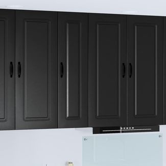 vidaXL Küchenschrank Kalmar Schwarz 30 x 31 x 100 cm Holzwerkstoff 884755