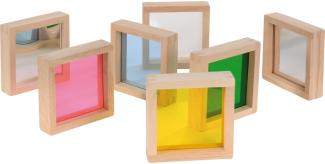 EDUPLAY 120785 Blocks bunt und Spiegel 7er Set