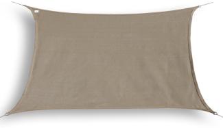 hanSe® Marken Sonnensegel Rechteck 2x3 m taupe