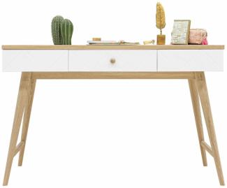 Bopita Paris Schreibtisch Weiß / Eiche Weiß