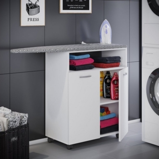 VCM Kommode & Sideboard Bigilo 919875 Weiß H. 86 x B. 112 x T. 37 cm