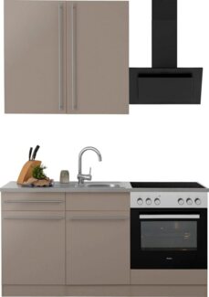 wiho Küchen Küchenzeile Chicago, wahlweise mit E-Geräten, Breite 160 cm