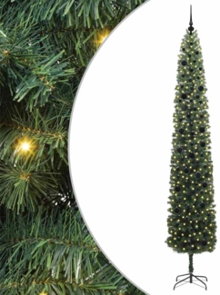 vidaXL Künstlicher Weihnachtsbaum mit 300 LEDs mit Ständer Grün 270 cm 3394979