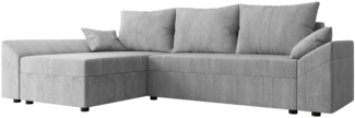 Ecksofa Chione L Cord (Farbe: Poso 110)