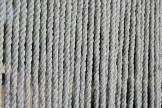 La Tenda Türvorhang CASA TOULON 2 Seilvorhang grau, Ösen, halbtransparent, 90x210 cm, Kunststoff - Schrauben inklusive