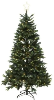 Künstlicher Weihnachtsbaum PE/PVC LIFA Klasse A+ 260x170 cm mit LED und Stern NORDIC WINTER (780-238)