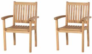 SIENA GARDEN Paleros SET 2x Sessel Akazie FSC 100%,geölt