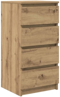 vidaXL Sideboard Artisan-Eiche 37,5x35x76 cm Holzwerkstoff 861759