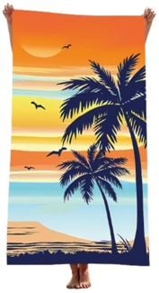 Coonoor Strandtuch XXL Badetuch Strandtuch Microfaser Strandhandtücher 1Set Beach Towels, 180x90 Schnelltrocknend Dünn Strandtücher Groß Leicht Badehandtuch