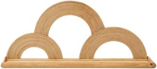 KidsDepot Mara Rattan Wandregal Holz natur