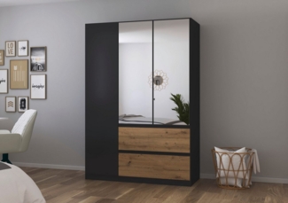 rauch Jugendzimmer-Set Komplettzimmer Schlafzimmer-Set (5-St) Jugendzimmer-Set JOEL, (Set, 5-tlg, Bett 90x200 oder 140x200 cm, Ausstattungspakete BASIC/CLASSIC/PREMIUM), Bett 2 Breiten,Nachttisch,Tisch,Rollcontainer,Schrank MADE IN GERMANY