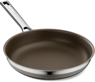 Innerwell Keramik Bratpfanne 20cm Braun Titanium Antihaft Pfanne Tri-ply