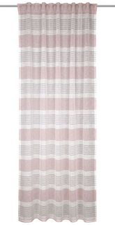 Neusser Collection Dekoschal Streifen rose, 135x245 cm