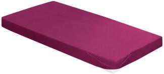 Irisette Fein-Biber Betttuch Merkur 0006 violett 150 x 250 cm