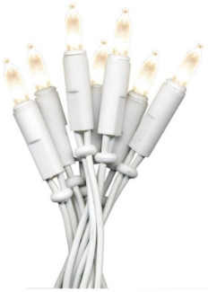 MARELIDA LED-Lichterkette Weihnachtslichterkette Pisello 20 warmweiße LED 2,85m für Innen weiß, 20-flammig