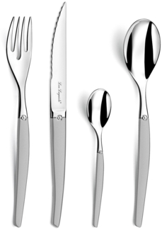 Lou Laguiole JET LAG Besteckset 24-teilig mattiert