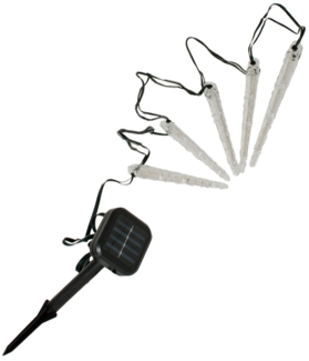 Solar Lichterkette, Erdspieß, 12x LED, Länge 170 cm