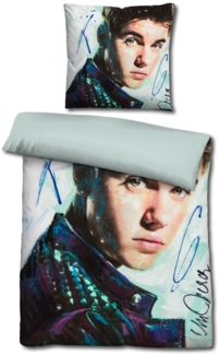 Castell Mikrofaser Wendebettwäsche Justin Bieber von Sid Maurer 135 x 200 + 80 x 80 cm