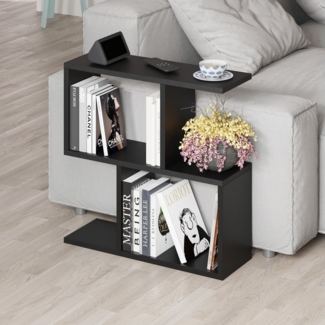 Decortie Beistelltisch Homemania, Modern Seite Ende Beistelltisch, Couchtisch, 60 x 19,5 x 60 cm