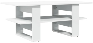 vidaXL Couchtisch Weiß 102x55x42 cm Holzwerkstoff 823261