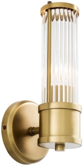 Casa Padrino Wandleuchte Antik Messing - Luxus Hotel Restaurant Möbel