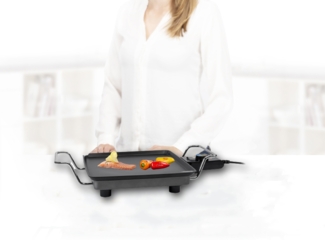 Teppanyaki Table Chef Mini Grillplatte 28x28 cm für 1-2 Personen - 1900Watt
