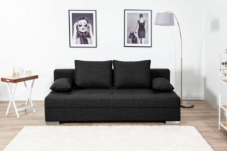 COLLECTION AB Schlafsofa Tania mit Bettfunktion und Bettkasten, komfortabler Sitzkomfort: Federkern-Polsterung, inklusive Rückenkissen