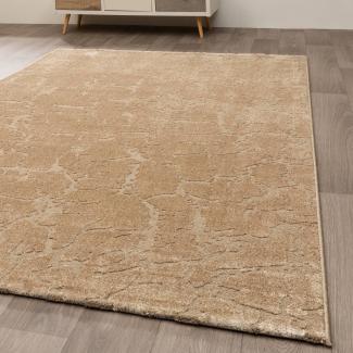 Kurzflor Teppich Rom, Farbe: Senf, Größe: 120x170 cm