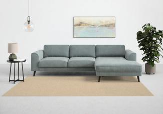 TRENDMANUFAKTUR Ecksofa Lumber Jack, elegantes Designsofa, L-Form, wahlweise mit Bettfunktion u. Bettkasten