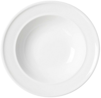 Ritzenhoff & Breker Suppenteller Simple, Suppen Teller, Speiseteller, Porzellan, Weiß, Ø 22 cm, 420814