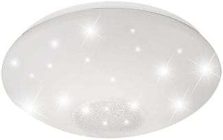 LED Deckenleuchte, Sterneneffekt, Kristalle, D 29 cm