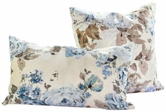 Mirabeau Kissenhülle Kissenhülle 2er Set Cloranne weiß/blau